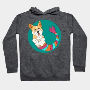 Benny the Corgi Mermutt Hoodie